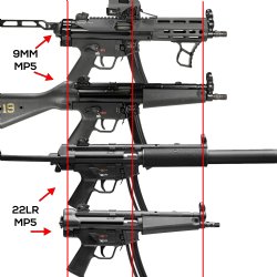 UTG PRO MP5 M-LOK HANDGUARD WITH PICATINNY RECEIVER COVER 