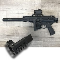 SAMSON SIG MPX 4.5 INCH M-LOK HANDGUARD, BLK