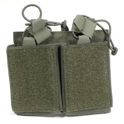 ODG AR15 DUAL MAG VELCRO POUCH W/ BUNGEE PULLER
