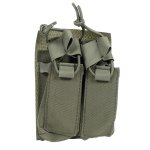 ODG DUAL PISTOL MAG VELCRO POUCH W/ BUNGEE PULLER