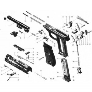 WALTHER P1 HAMMER ASSEMBLY