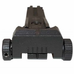 KNS PRECISION AK WINDAGE / ELEVATION ADJUSTABLE REAR SIGHT, NOTCHED