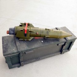 AT-3 SAGGER MISSILE TRAINER IN WOOD CHEST