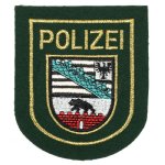 GERMAN SAXONY-ANHALT POLICE PATCH NEW, TYPE 2