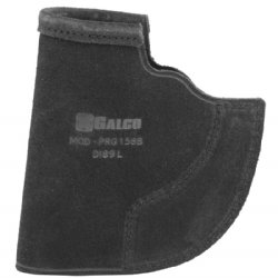 GALCO POCKET PROTECTOR HOLSTER, FITS  J-FRAME, AMBIDEXTROUS, BLACK LEATHER