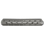 Q HONEY BADGER MLOK 12" HANDGUARD KIT , FITS HONEY BADGER & AR UPPER RECEIVERS, GRAY