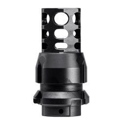 JMAC CUSTOMS 360 MUZZLE BRAKE FOR FAL METRIC 9/16X24LH KEYMOUNT (KEYMICRO)