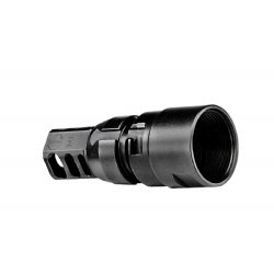 JMAC CUSTOMS HEAVY DUTY 360 MUZZLE BRAKE 26-1.5LH FACEMOUNT, KEYMOUNT