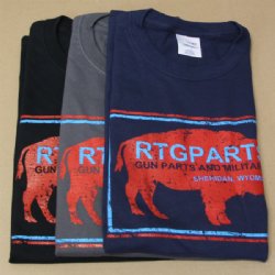 RTG PARTS T-SHIRT, CHARCOAL, SMALL