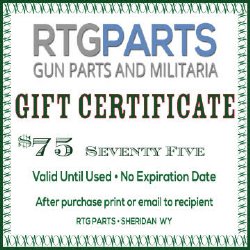 $75 GIFT CERTIFICATE