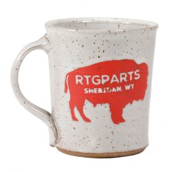 RTG RED BUFFALO HK MUG, HAND MADE IN WYOMING