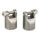 2-PACK SAMSON SWIVEL STUD TO QD ADAPTER, STAINLESS