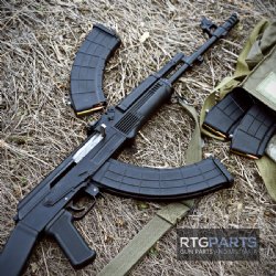 AK47 40RD 7.62x39 GEN1 MAGAZINE, SOVIET STYLE FOLLOWER, AC-UNITY