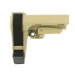 SB-TACTICAL SBA3 5-POSITION BRACE, FDE