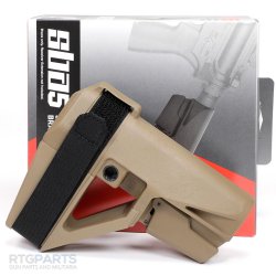 SB TACTICAL SBA5 AR PISTOL STABILIZING BRACE, FDE