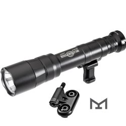 SUREFIRE M640DFT SCOUT LIGHT TURBO 18650 RECHARGEABLE, 700 LUMENS, 1913 PICATINNY & MLOK MOUNT, BLACK