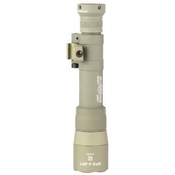 SUREFIRE M640DFT SCOUT LIGHT TURBO 18650 RECHARGEABLE, 700 LUMENS, 1913 PICATINNY & MLOK MOUNT, TAN