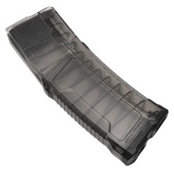 STRIKE INDUSTRIES AR 223REM 556NATO 32RD MAGAZINE, CLEAR SMOKE