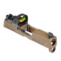 SIG P320 X SERIES SLIDE ASSEMBLY COYOTE 3.6" WITH ROMEO 1 PRO AND XRAY3 SUPPRESSOR SIGHTS