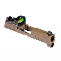 SIG P320 X SERIES SLIDE ASSEMBLY COYOTE 3.9" WITH ROMEO 1 PRO AND XRAY3 SUPPRESSOR SIGHTS