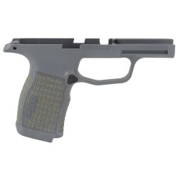 SIG GRIP MODULE ASSEMBLY, P365XL LXG, LASER ENGRAVED STIPPLING, GRAY