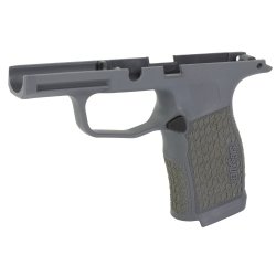 SIG GRIP MODULE ASSEMBLY, P365XL LXG, LASER ENGRAVED STIPPLING, GRAY