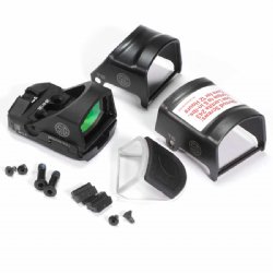 SIG ROMEO2 RED DOT 1X30 6 MOA REFLEX SIGHT, OPEN OR CLOSED EMITTER