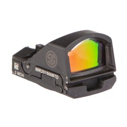 SIG ROMEO2 RED DOT 1X30 3 MOA REFLEX SIGHT, OPEN OR CLOSED EMITTER