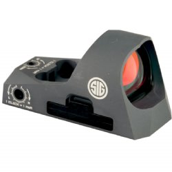 SIG ROMEO3 RED DOT 1x25 3MOA REFLEX SIGHT, WITH RISER