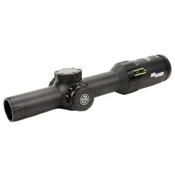 SIG TANGO4 1-4x24 IR, FFP, 30MM TUBE, 556/762 HORSESHOE DOT ILLUMINATED MOA RETICLE, BLACK