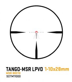 SIG TANGO MSR LPVO 1-10x28 SFP, 34MM TUBE, MSR-BDC10 ILLUMINATED MOA RETICLE, BLACK