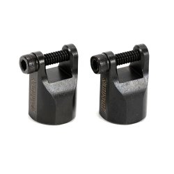 2-PACK SAMSON SWIVEL STUD TO QD ADAPTER, BLACK