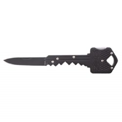 SOG KNIVES & TOOLS FOLDING KEY KNIFE, 1.5 INCH, BLACK