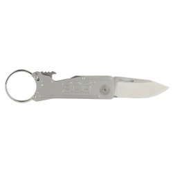 SOG KNIVES & TOOLS KEYTRON FOLDING KNIFE, 1.8 INCH, GRAY