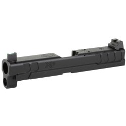 SPRINGFIELD XD SLIDE ASSEMBLY W/ BARREL, RECOIL ASSEMBLY, OSP PLATE, FITS 4 INCH XD, BLACK