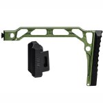 JMAC CUSTOMS SS-8RP FOR 4.5MM FOLDING AK WITH RUBBER BUTTPAD, GREEN