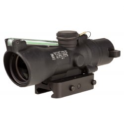 TRIJICON COMPACT ACOG 3X24 7.62X39/123GR, DUAL ILLUMINATION GREEN HORSESHOE DOT BCD W/ Q-LOC MOUNT, TA50-C-400362