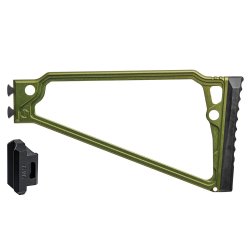 JMAC CUSTOMS TS-9RP STOCK WITH RUBBER BUTTPAD FOR SAM7SF, GREEN
