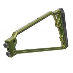 JMAC CUSTOMS TS-9RP 1913 FOLDING STOCK WITH RUBBER BUTTPAD, GREEN