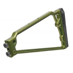 JMAC CUSTOMS TS-9RP FOLDING STOCK WITH RUBBER BUTTPAD FOR 4.5MM FOLDING AK, GREEN