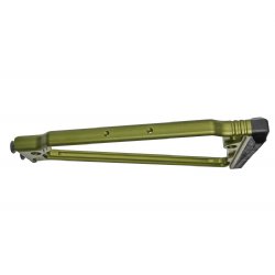 JMAC CUSTOMS TS-9RP FOLDING STOCK WITH RUBBER BUTTPAD FOR 4.5MM FOLDING AK, GREEN