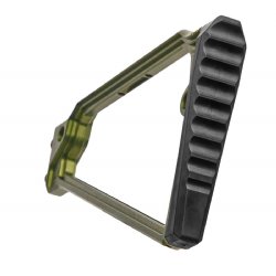 JMAC CUSTOMS TS-9RP FOLDING STOCK WITH RUBBER BUTTPAD FOR 5.5MM FOLDING AK, GREEN