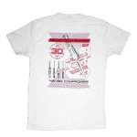 MICROTECH 30TH YEAR ANNIVERSARY CREAM T-SHIRT, MEDIUM