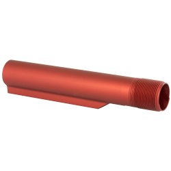 LBE MIL-SPEC AR-15 BUFFER TUBE, 6 POSITION, RED