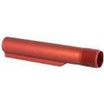 LBE MIL-SPEC AR-15 BUFFER TUBE, 6 POSITION, RED