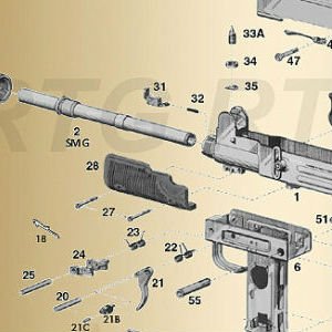 UZI NUT FOR FRONT SIGHT NEW