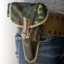 P1 P38 CAMO HOLSTER NEW, GERMAN