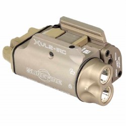 SUREFIRE XVL2-IRC PISTOL AND CARBINE LASER / LIGHT MODULE, TAN