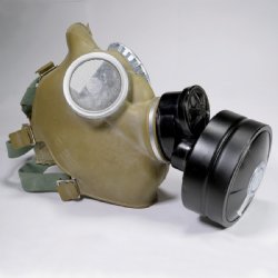 NEW FRENCH GAS MASK FILTER, STANDARD 40MM, FITS SOVIET OR NATO
