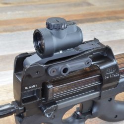 HB INDUSTRIES FN P90/PS90 LOW PROFILE OPTIC MOUNT, TRIJICON MRO
